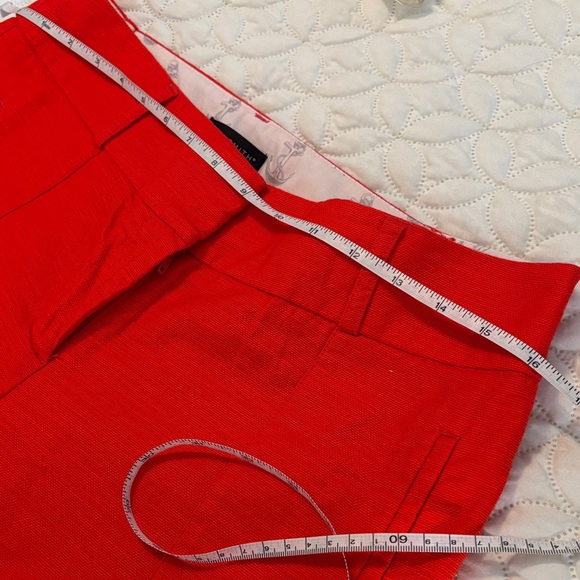 Willi Smith Poppy Red Boot Cut Pants Size 8 EUC - Picture 9 of 11